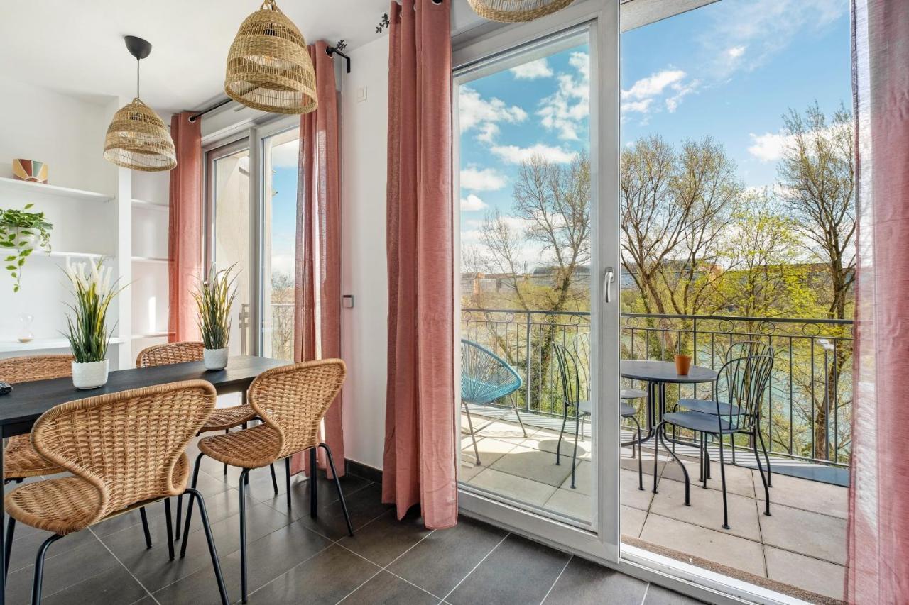 Lyon Cite- Appartement Vue Rhone Terrasse-Caluire Eksteriør billede