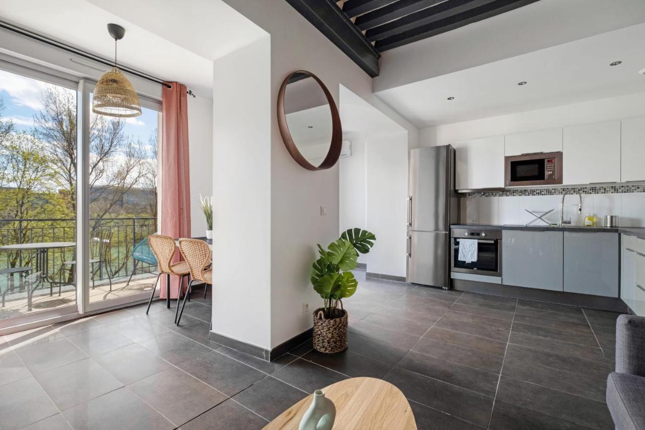 Lyon Cite- Appartement Vue Rhone Terrasse-Caluire Eksteriør billede
